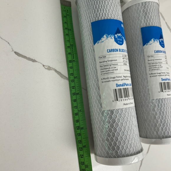 Denali Pure Carbon Filter for Water Filtration System NWT 2 Pieces - Picture 5 of 7